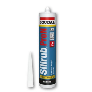 B-Ware SOUDAL Silirub PRO N betongrau 300 ml