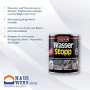 SOUDAL Wasserstopp 4 kg Eimer + Pinsel + Arbeitshandschuhe
