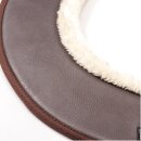 Kavalkade Hufglocken mit Kunstfell L braun/beige