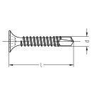 Dresselhaus Gipsplattenschrauben mit Bohrspitze 1000 Stück 3,5 x 45