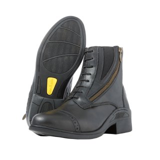 Stiefelette "Romulus" - geöltes Leder Schwarz 42