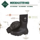 Muck Boots Muckmaster Mid-Men schwarz 39/40