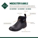 Muck Boots Muckster II Ankle - Men schwarz 44/45