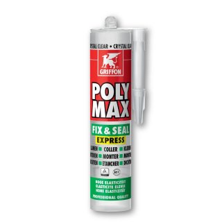 Griffon Poly Max Fix & Seal Express transparent - crytal clear 300 g