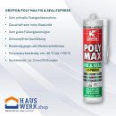 Griffon Poly Max Fix & Seal Express transparent - crytal clear 300 g