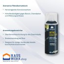 Avenarius Metallschutzlack 400 ml Sprühdose schwarz seidenmatt RAL 9005
