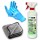 Set HMK R158 Bad- und Duschkabinen-Reiniger 500 ml + Einweghandschuhe + Microfasertuch Mega Flausch