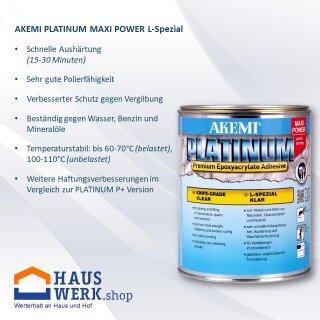 Akemi PLATINUM Maxi Power L-Spezial 1000g beige CC 1735