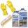 Hauswerk.shop Set Lithofin Allex 1 Liter + 500 ml MN Außenreiniger + Bürste + Haushaltshandschuhe