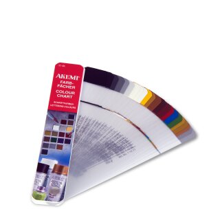 Akemi Farbfächer Schriftfarben