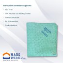 Mikrofaser-Kunstledertuch gelocht grün