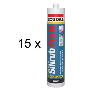 SOUDAL Silirub PRO N / BRAUN / 15 x 300 ml