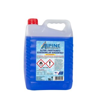 ALPINE Scheibenklar Konzentrat bis -60 °C / 5 Liter