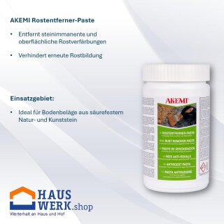 Akemi Rust Remover Paste – 1 Liter Professional Grade – Made In Germany