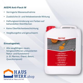 Akemi Anti Fleck W / 5 Liter Kanister Akemi Anti Fleck W / 5 Liter Kanister