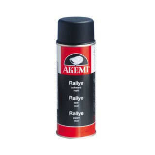 Akemi Rallye - Farbspray / schwarz seidenmatt / 400 ml Dose