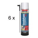 SOUDAL Soudafoam / 2K Schnellschaum / SET 6 x 400 ml