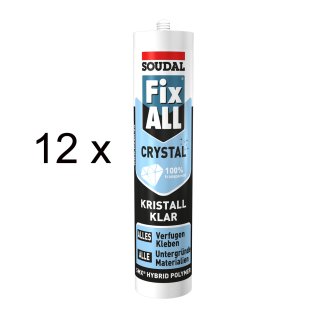 SOUDAL Fix All Crystal / 12 x 300 g Kartusche