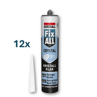 SOUDAL Fix All Crystal / SET 12 x 300 g Kartusche