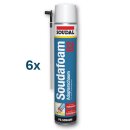 SOUDAL Soudafoam B2 Profi Montageschaum 6 x 750 ml