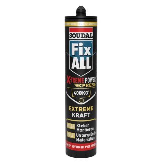 SOUDAL Fix All X-Treme Power Express Schwarz 400 g Kartusche