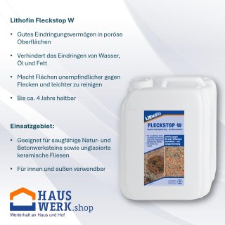 Lithofin Fleckstop W / 10 Liter Kanister