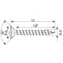 SPAX T-Star plus Vollgewinde Linsenkopf Edelstahl Ø 4,5 x 50 mm 200 Stück