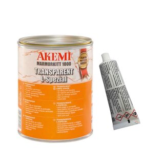 Akemi Marmorkitt 1000 L-Spezial Transparent 1000g incl. Härterpaste