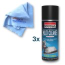 Soudal Multi Cleaner Set 3 x 400 ml Dosen + Microfasertuch