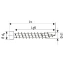 SPAX IN.FORCE Vollgewinde Zylinderkopf Ø 6 x 160 mm 20 Stück