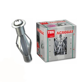 TOX Metall-Hohlraumdübel Acrobat 6/37 / 4 Stück