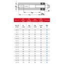TOX Bolzenanker S-Fix Pro verzinkt M12 x 150/54 25 Stück