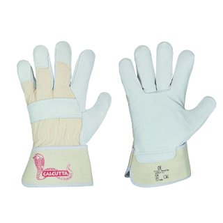STRONG HAND® Rindvollleder Handschuhe Gr. 9 CALCUTTA 1 Paar