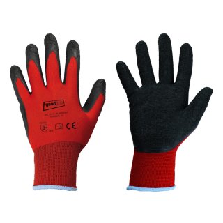 1 Paar STRONG HAND FINEGRIP Latexbeschichtete Arbeitshandschuhe Handschuhe 