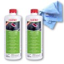 Akemi Crystal Clean 2 x 1 Liter Konzentrat + Microfasertuch