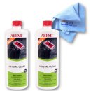 Akemi Crystal Clean 2x1Liter Konzentrat + Microfasertuch