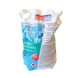 EUROLUB Beutel Scheibenfrostschutz Fertigmischung -20°C / 3 Liter Beutel