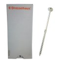 JD Plus Konstruktionsschrauben Tellerkopf / Verzinkt 8 x 80 mm / 50 Stück