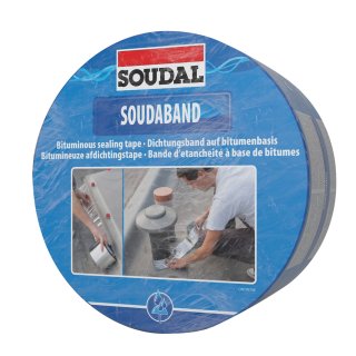 SOUDAL Soudaband / Bitumendichtband BLEI / 7,5 cm x 10 m