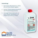 HMK R161 Feinsteinzeug Grundreiniger 1 Liter + 1 Liter P315 Feinsteinzeug Pflegereiniger + 10 Einweghandschuhe