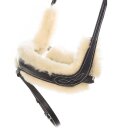 Kavalkade Trense Ivy mit Lammfell / schwarz W (Warmblut)