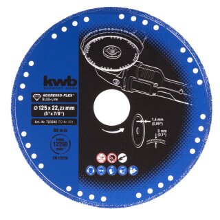 kwb Diamant Trennscheibe für Metall 125 x 22,23 mm