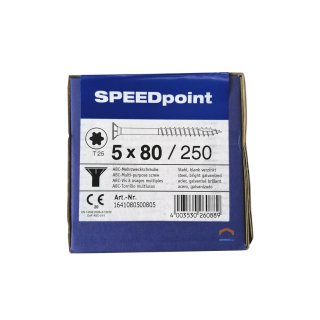 SPEEDpoint Universalschraube Senkkopf Teilgewinde / Ø 5