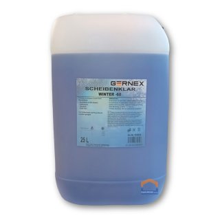 GERNEX Scheibenklar Winterkonzentrat -60 °C / 25 Liter Kanister